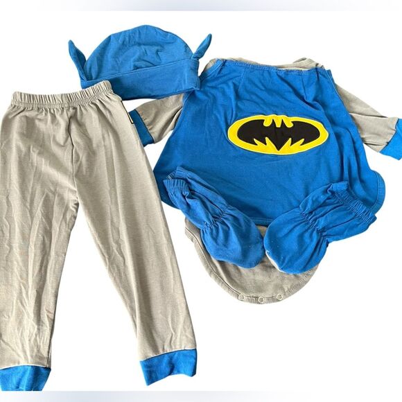 DC Baby Toddler Batman Superhero Halloween Costume 12-18 Months - Picture 2 of 4